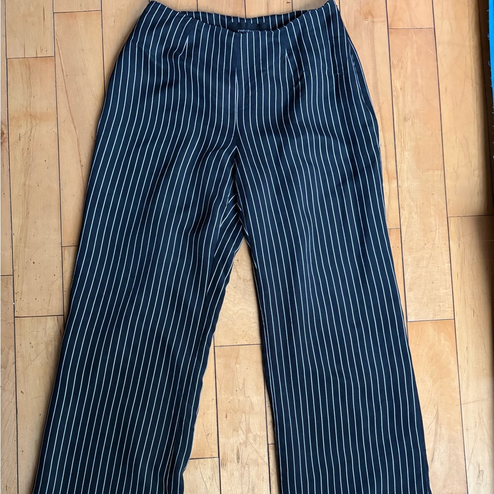 Jones New York Black Pinstripe Trousers
